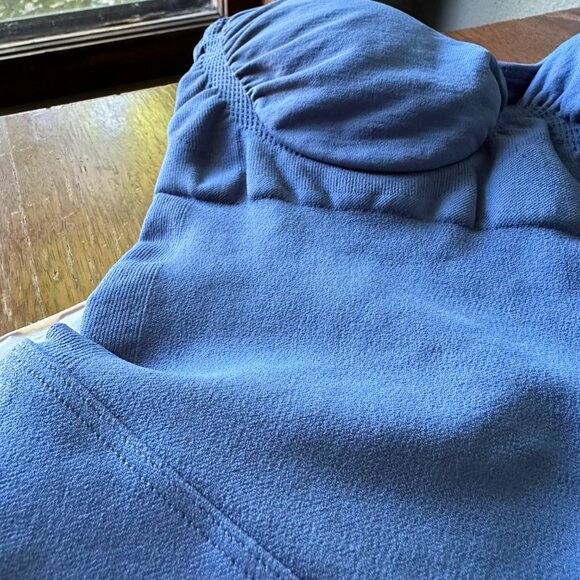 POPILUSH {NWT} The Shapewear Romper | Small | dusty blue | workout jumpsuit - Picture 6 of 11